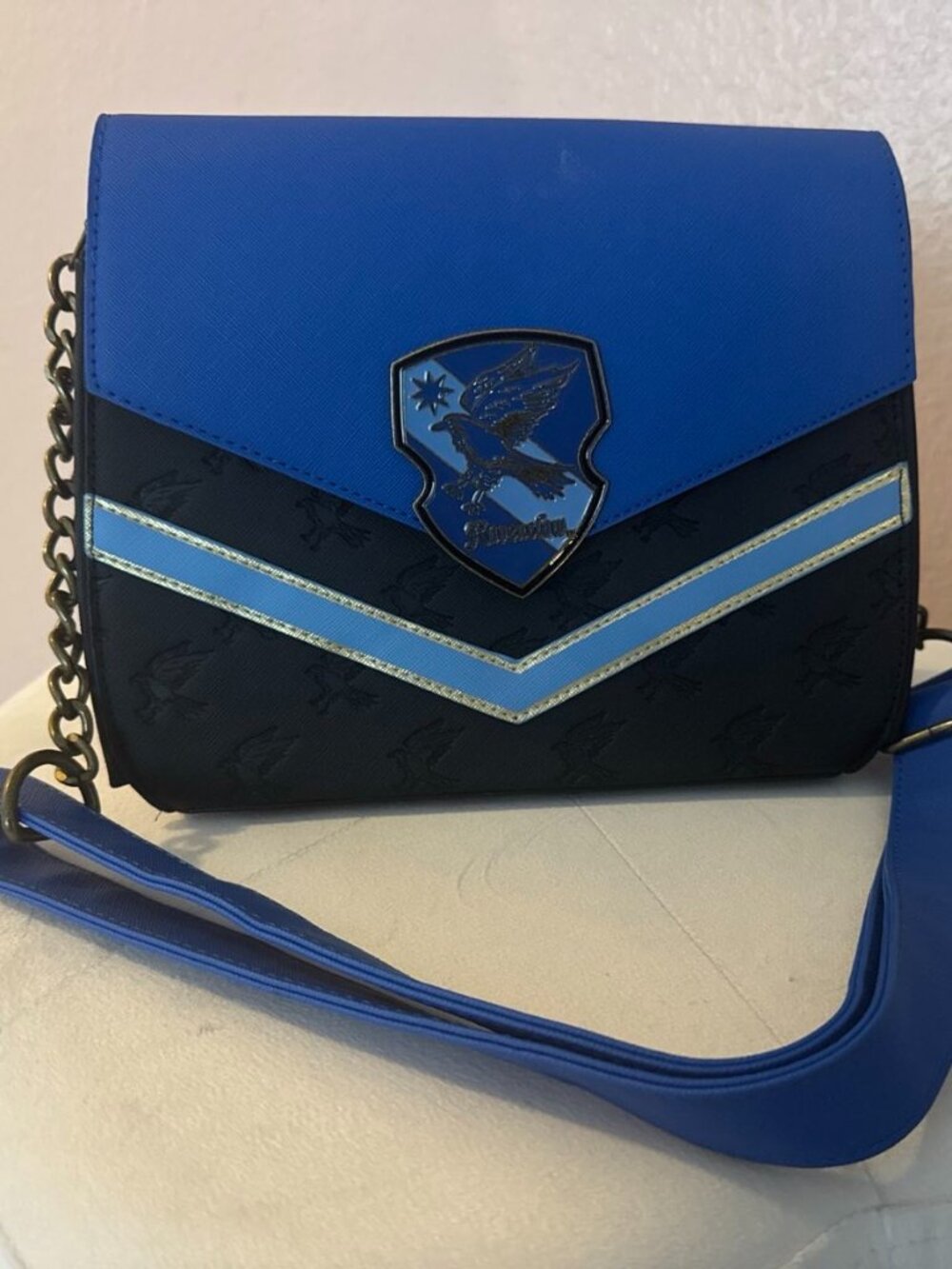 Loungefly Harry Potter Ravenclaw Crossbody Bag Blue Black